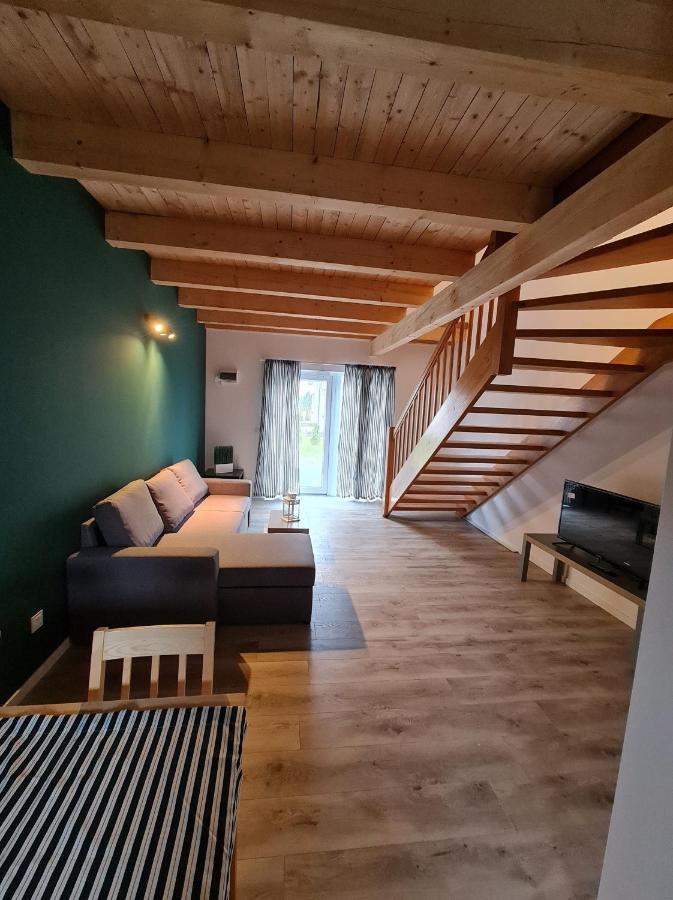 Domki Osada Kalinowa Leba Nowecin Sauna Exterior photo