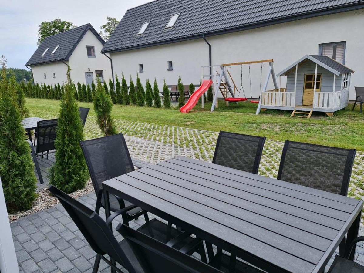 Domki Osada Kalinowa Leba Nowecin Sauna Exterior photo