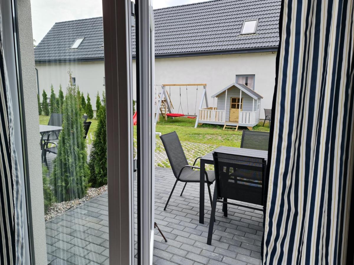 Domki Osada Kalinowa Leba Nowecin Sauna Exterior photo
