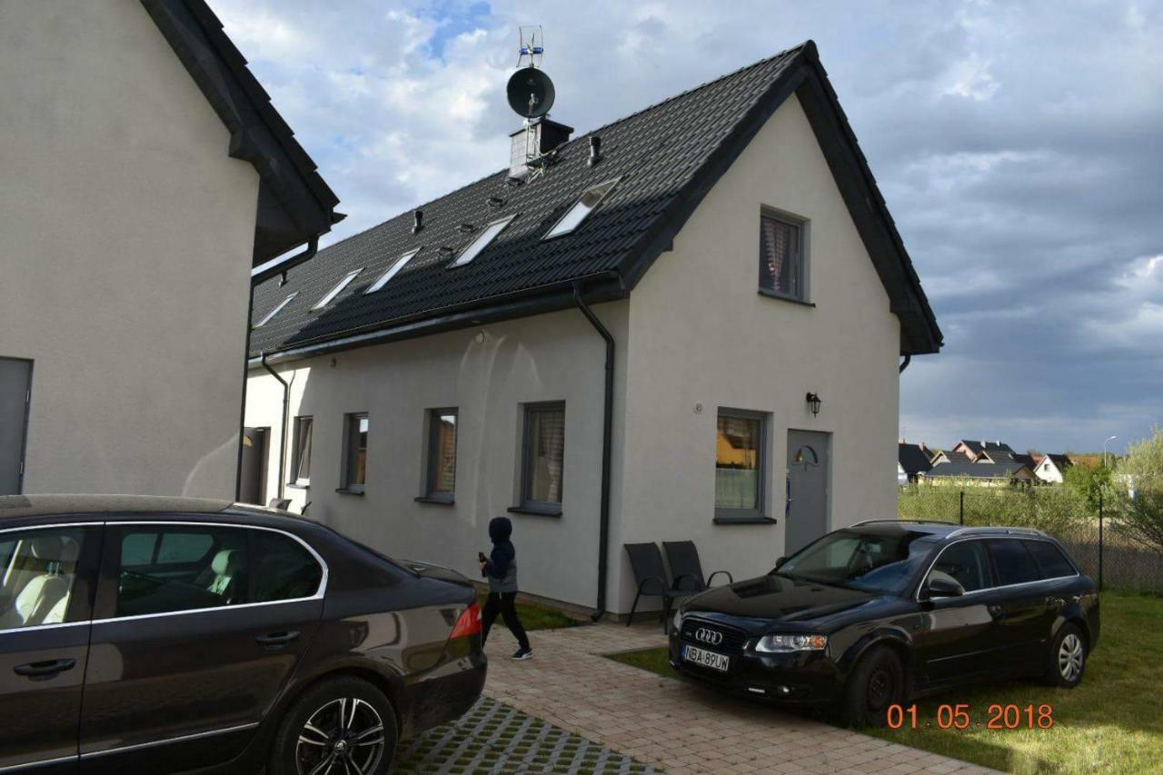 Domki Osada Kalinowa Leba Nowecin Sauna Exterior photo