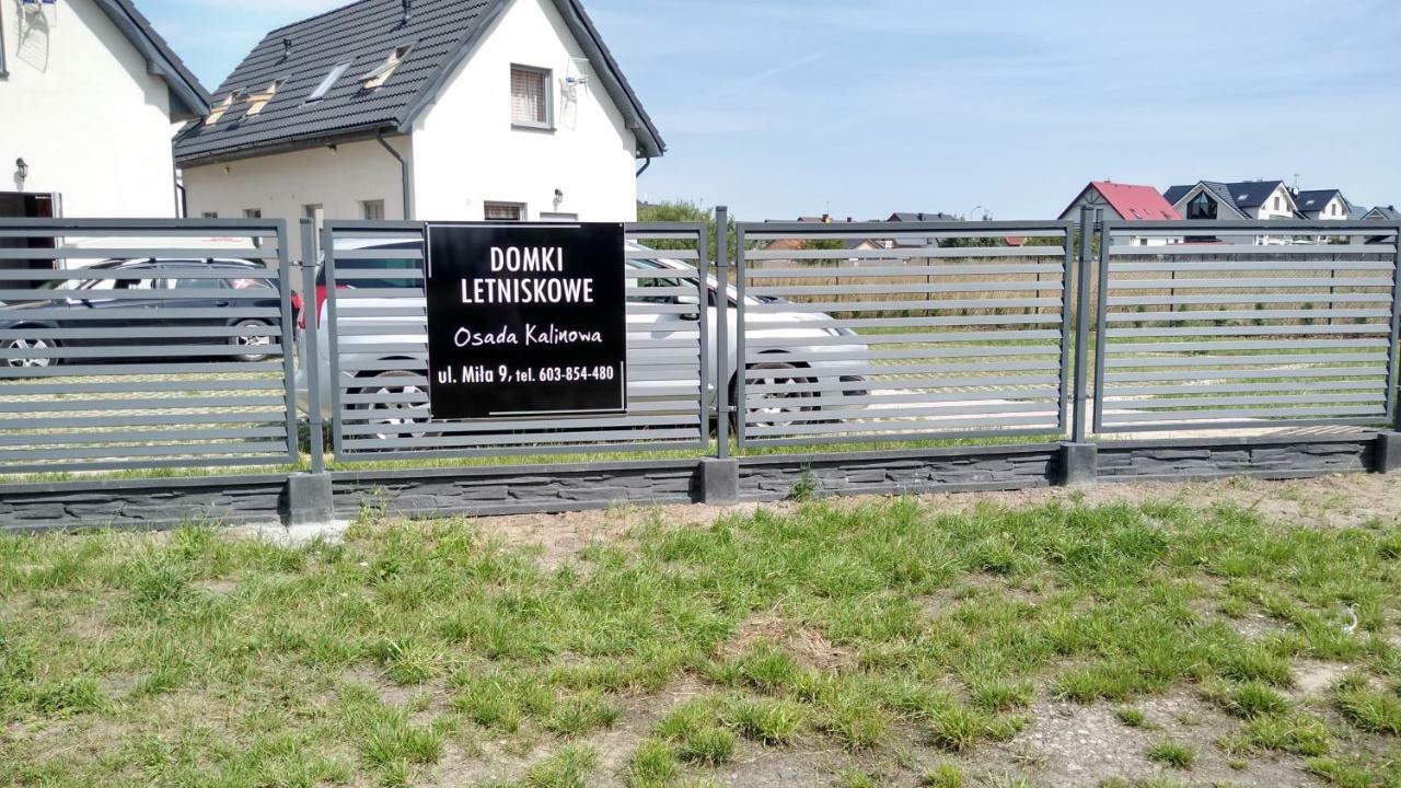 Domki Osada Kalinowa Leba Nowecin Sauna Exterior photo